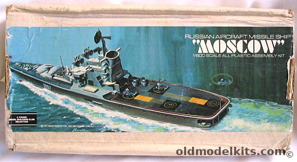 Aurora 1/600 Cruiser Moscow, 722 plastic model kit